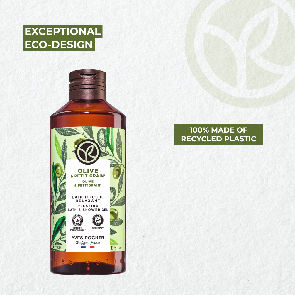 Olive & Petitgrain Relaxing Bath & Shower Gel - 400 ml