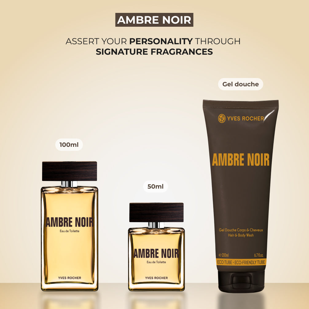 Eau de toilette for men Ambre Noir 100 ml