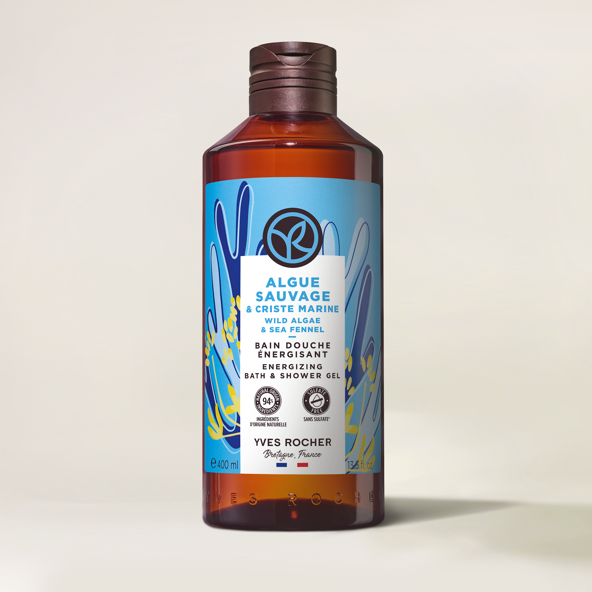 Wild Algae & Sea Fennel Energizing Bath & Shower Gel - 400 ml