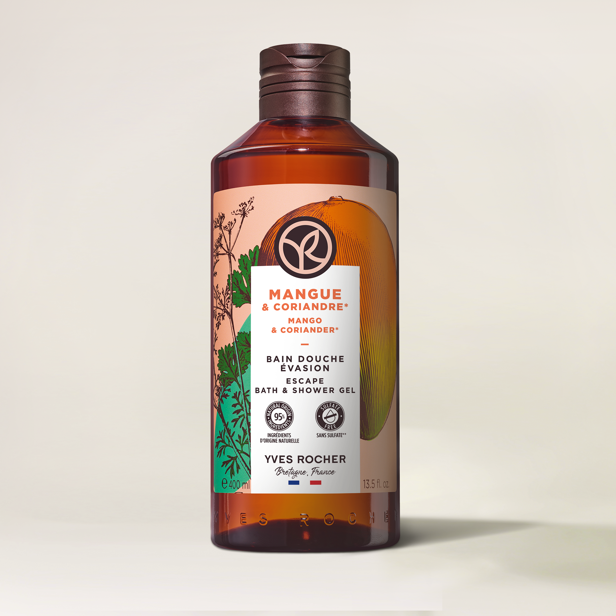 Mango & Coriander Escape Bath & Shower Gel - 400 ml