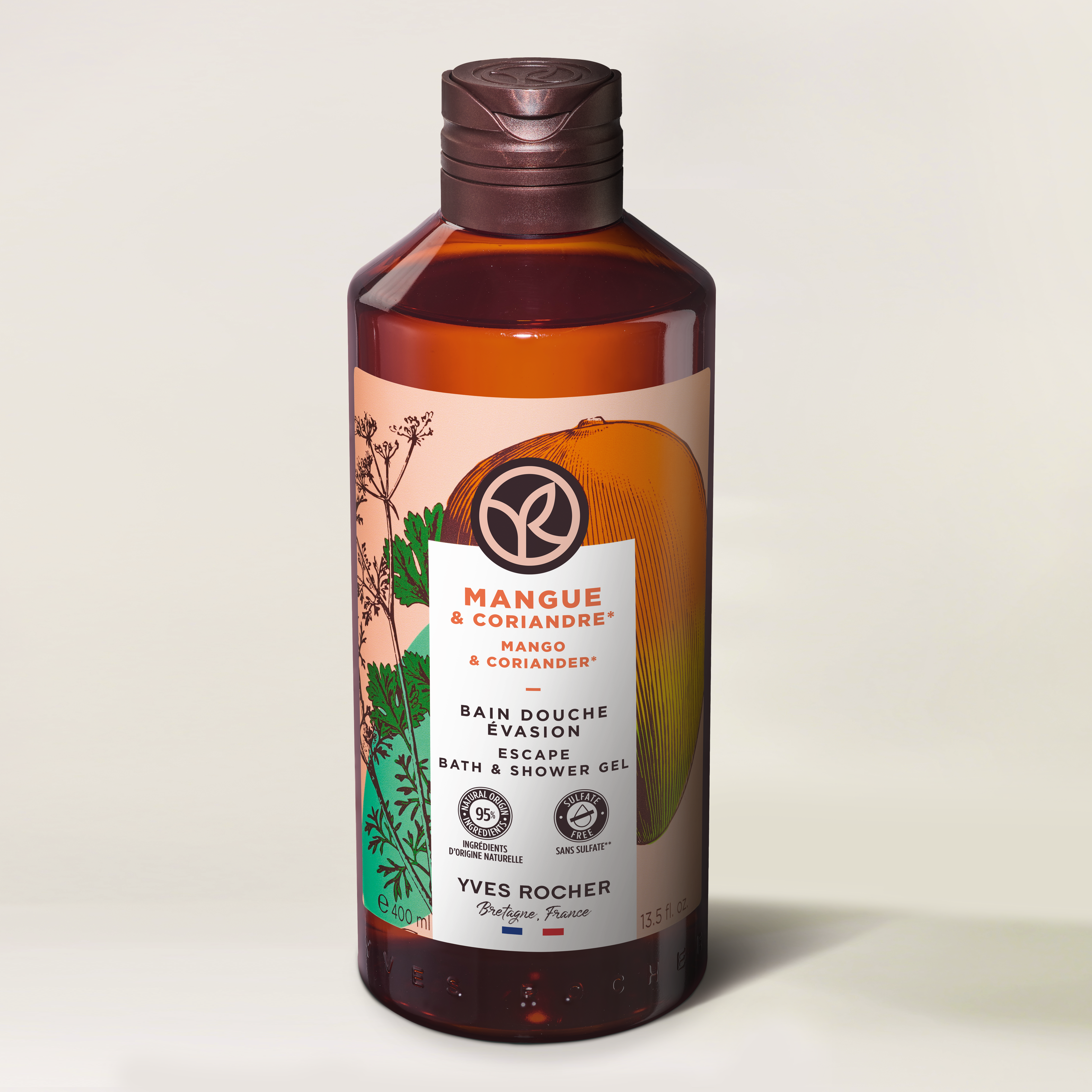 Mango & Coriander Escape Bath & Shower Gel - 400 ml