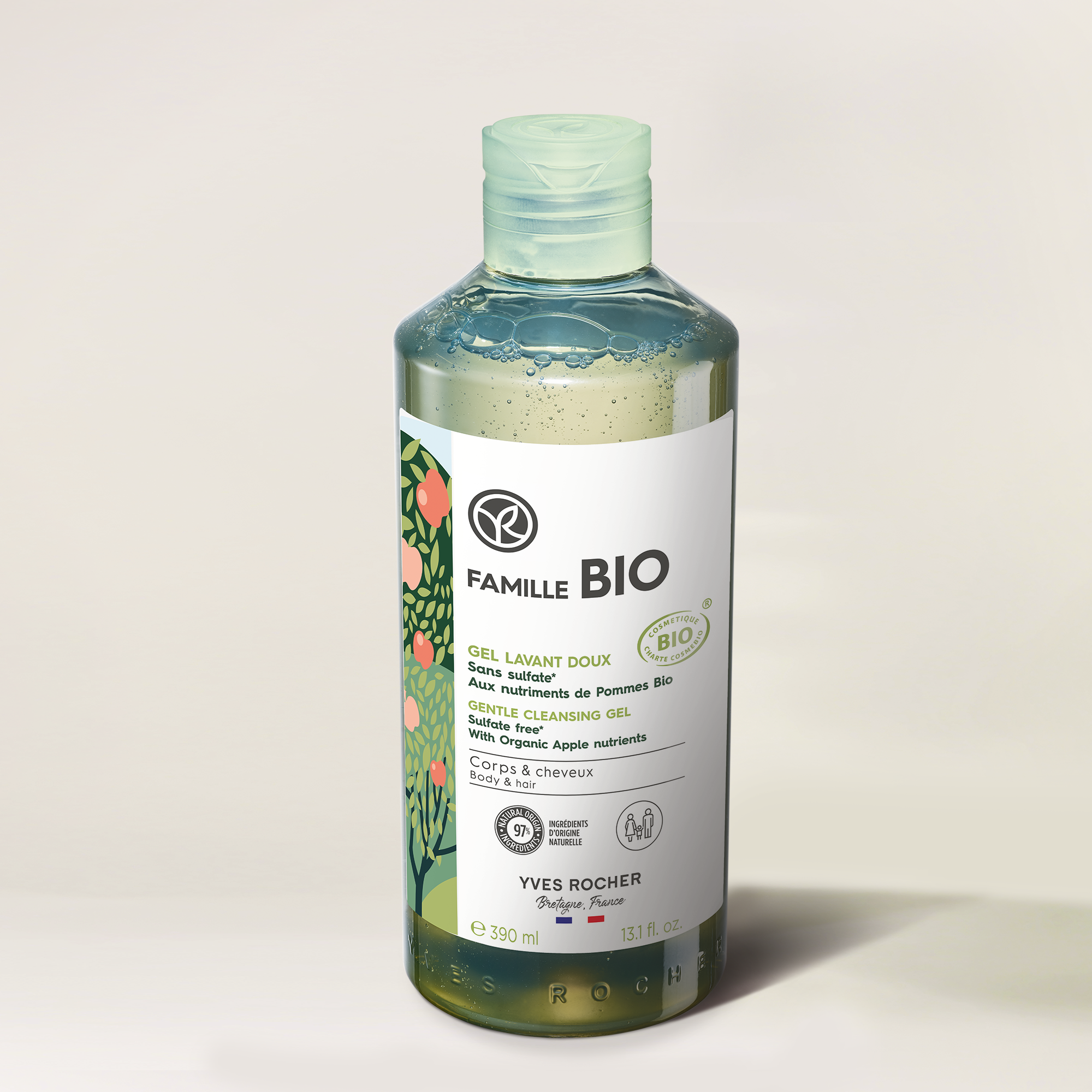 2-in-1 Gentle Cleansing Gel for body & hair