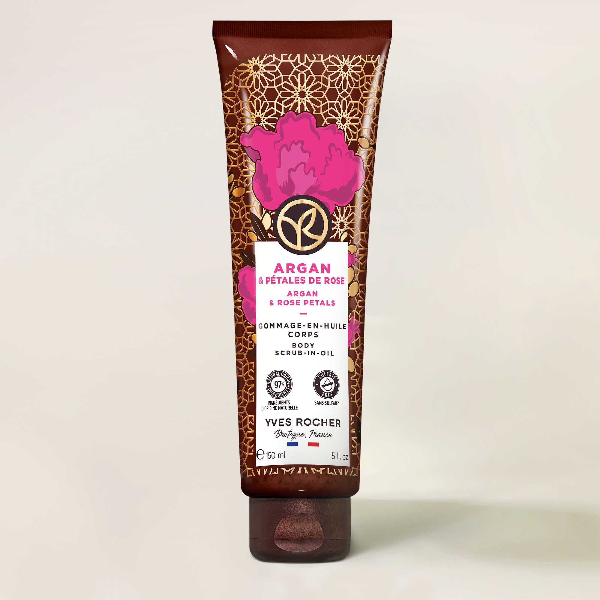 Argan & Rose Petals Body Scrub-in-Oil