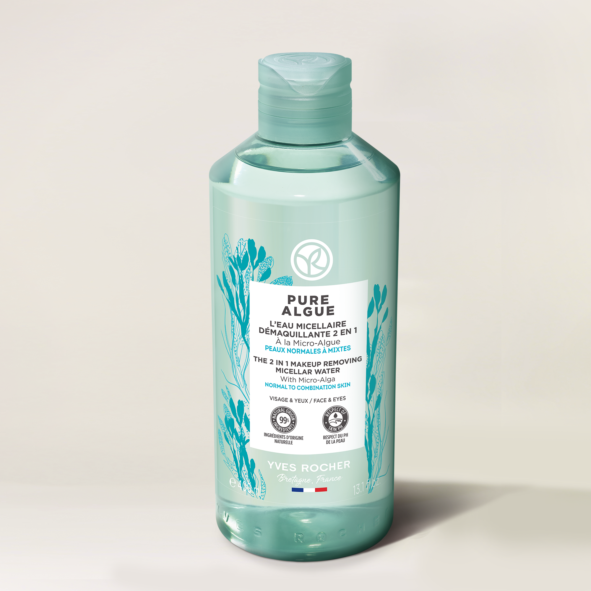 2 in 1 Makeup Removing Micellar Water - Pure Algue