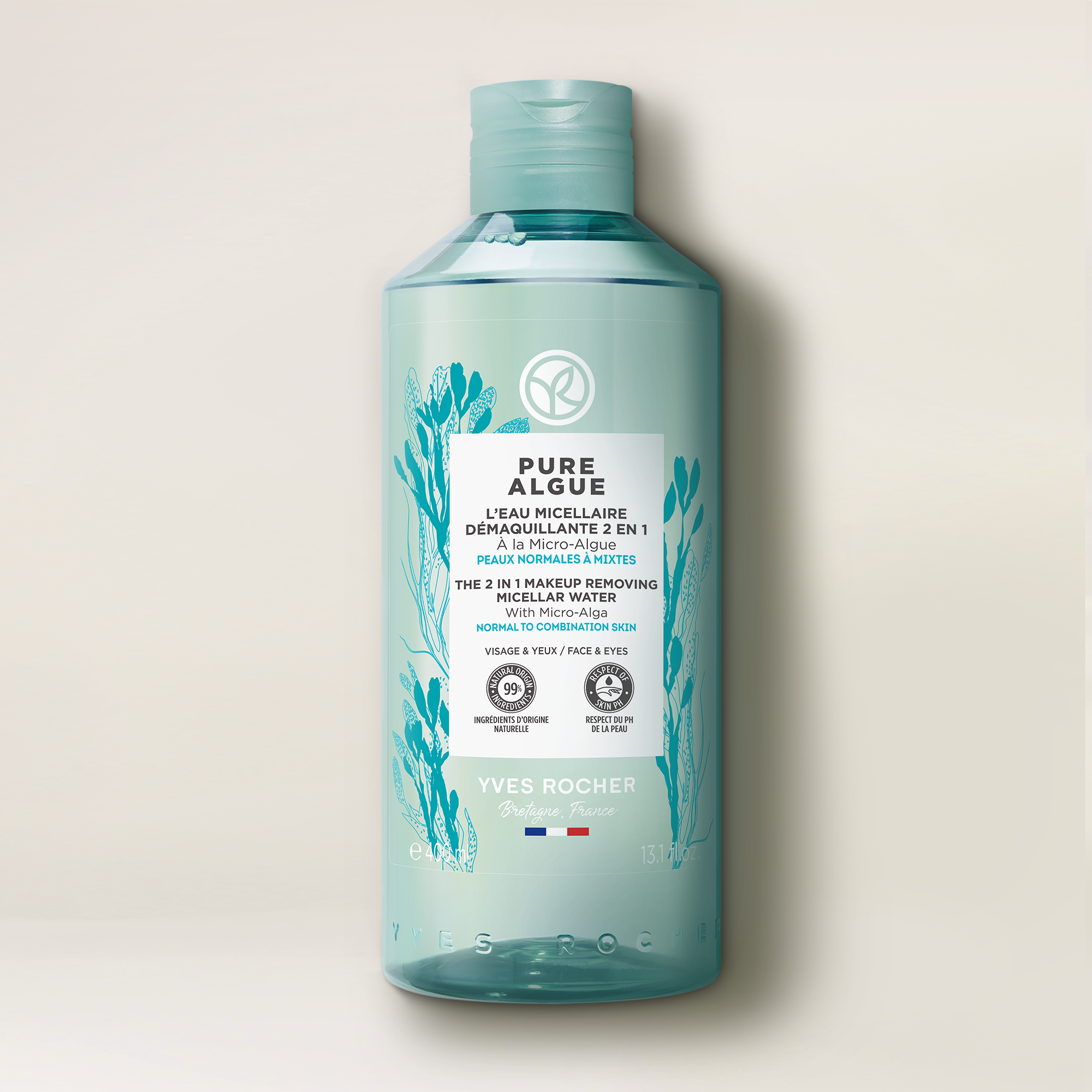 2 in 1 Makeup Removing Micellar Water - Pure Algue