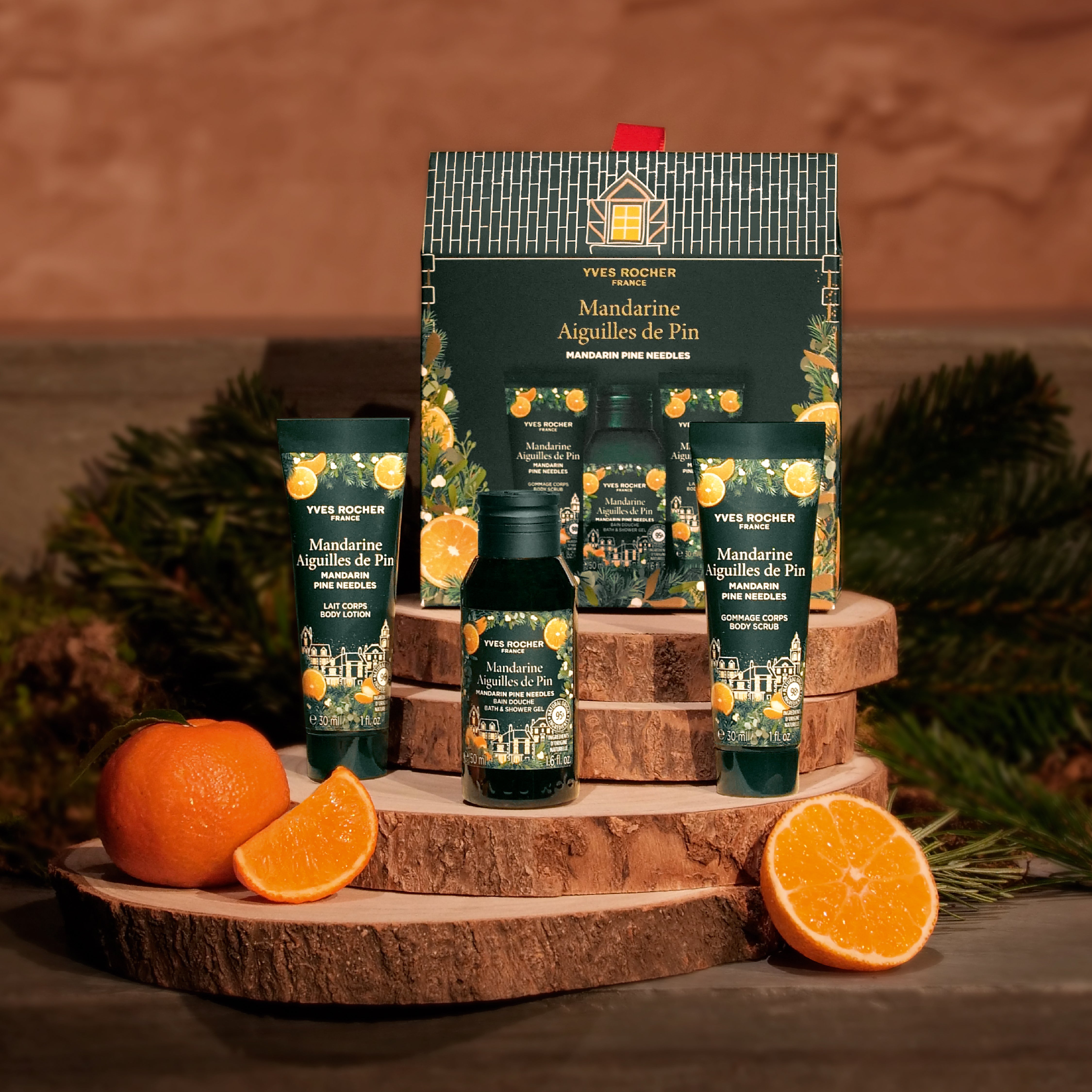 Mandarin Pine Needles 3 Products Kit